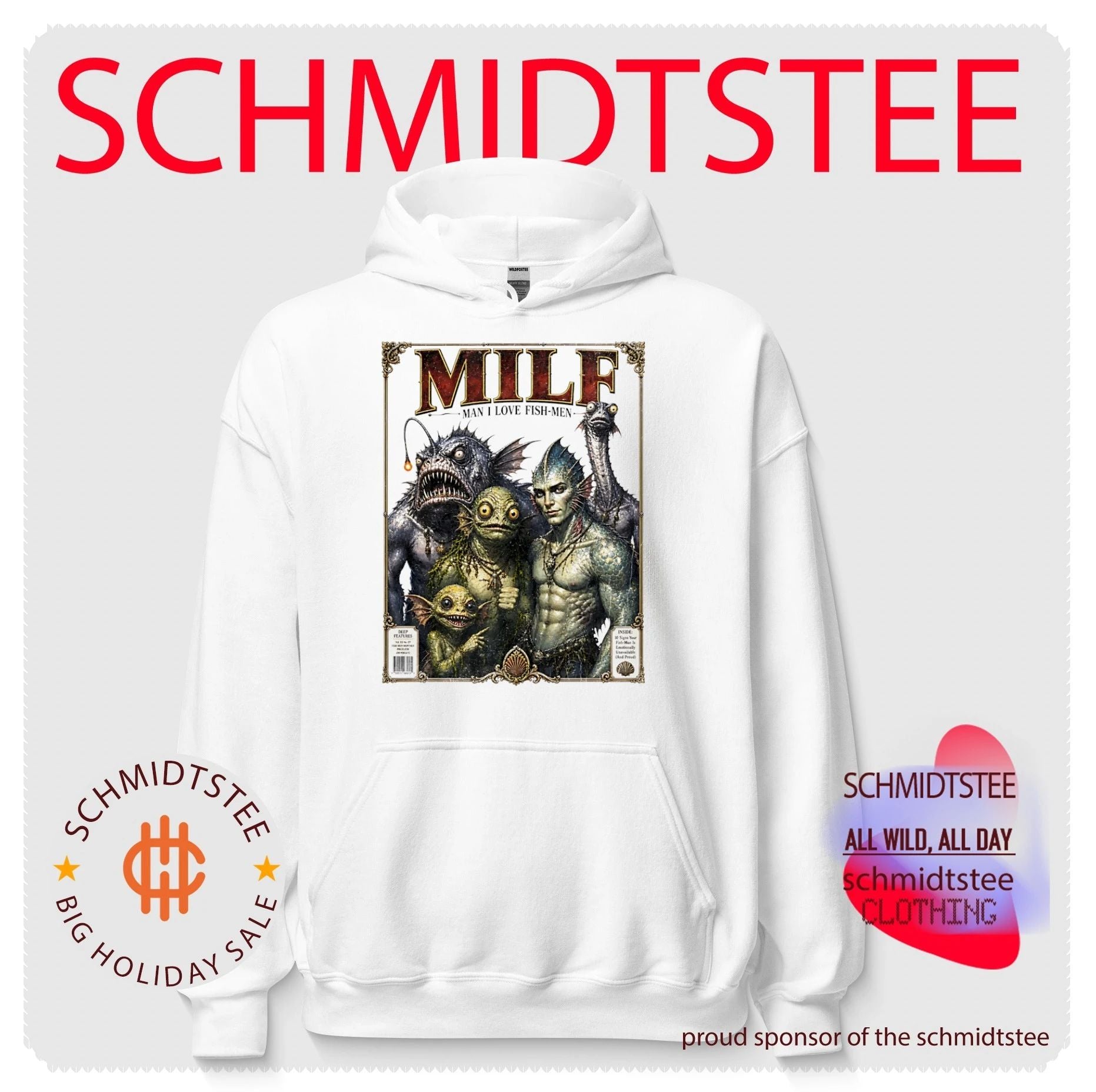 Milf Man I Love Fish-Men Magazine Cover shirt