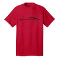 1969 Ford Mustang Fastback Silhouette t-shirt muscle car classic boss 302 racing