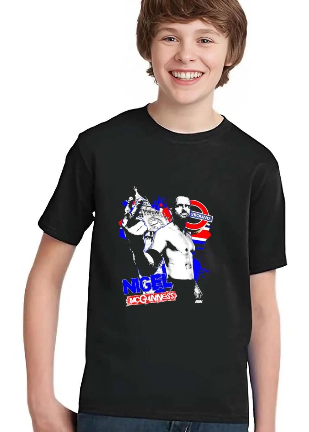 Aew Ground Nigel Mcguinness Big Ben Union Jack shirt