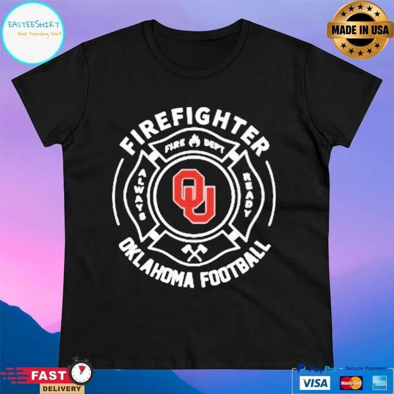 Oklahoma Sooners Football Firefighter T-shirts