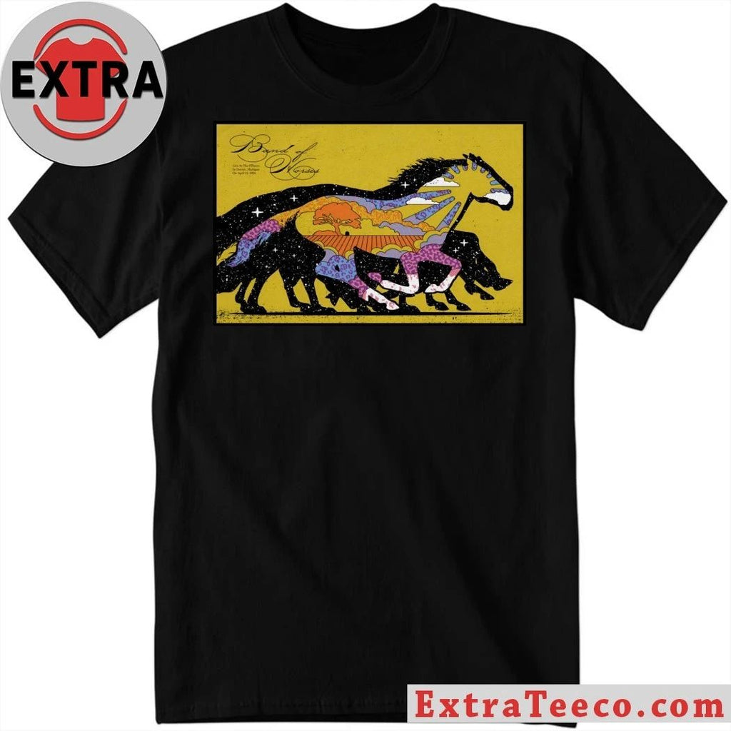 Band Of Horses Apr 22 2026 The Fillmore Detroit Show Poster T-Shirt