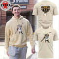 Oakland University Baseball Retro Mascot Two Sided T-shirt