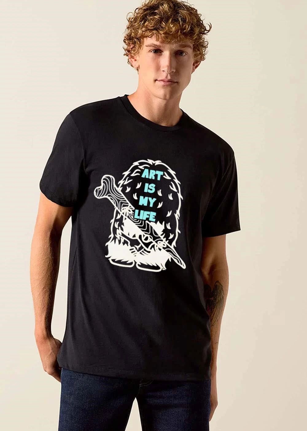 Art Is My Life Hairy Bigfoot Monster shirt