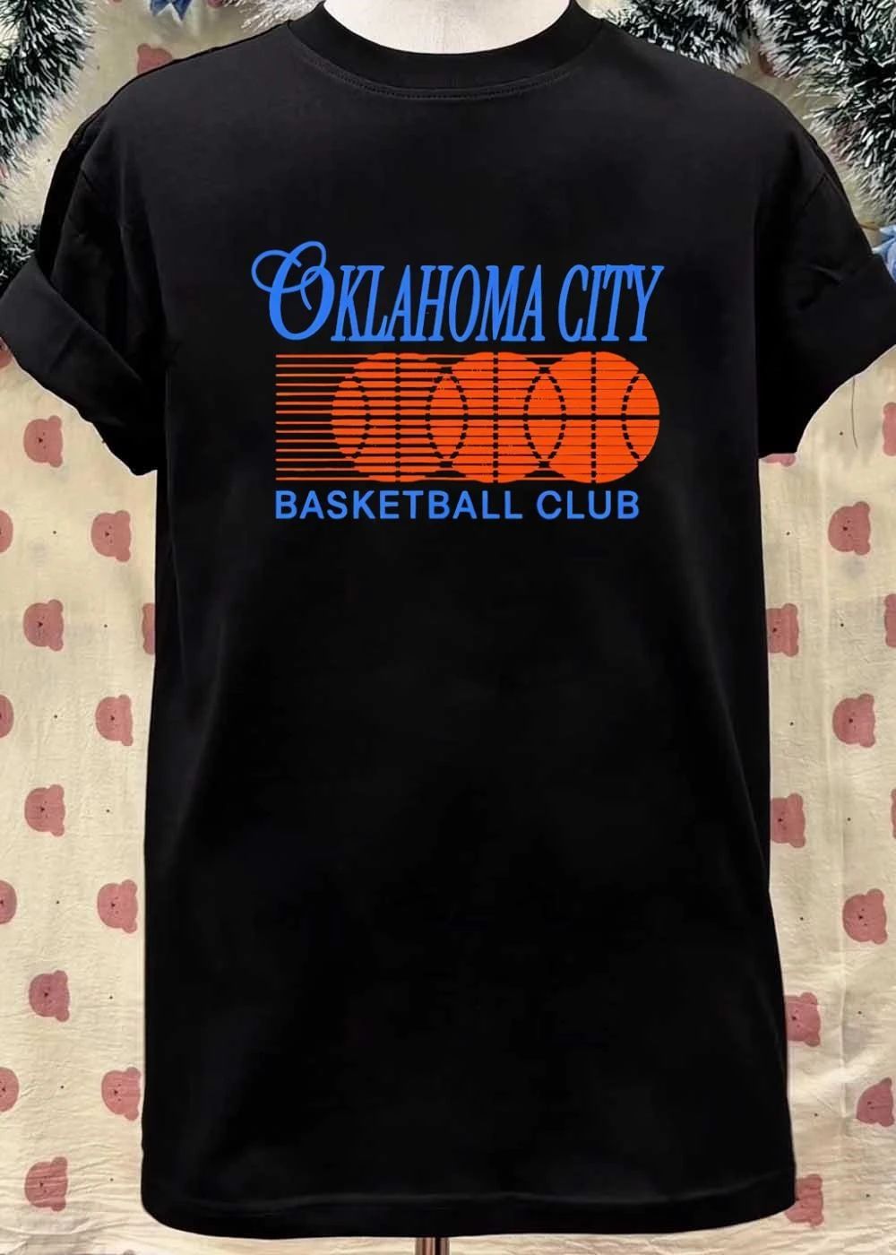 Merchandise Oklahoma City Basketball Club Orange Motion Tee Shirt