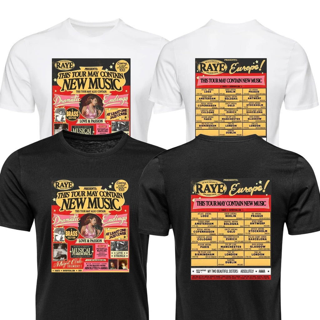 Raye T Shirt May Contain New Music Tour  Inspired 2026 kids Adult Unisex Tee Top