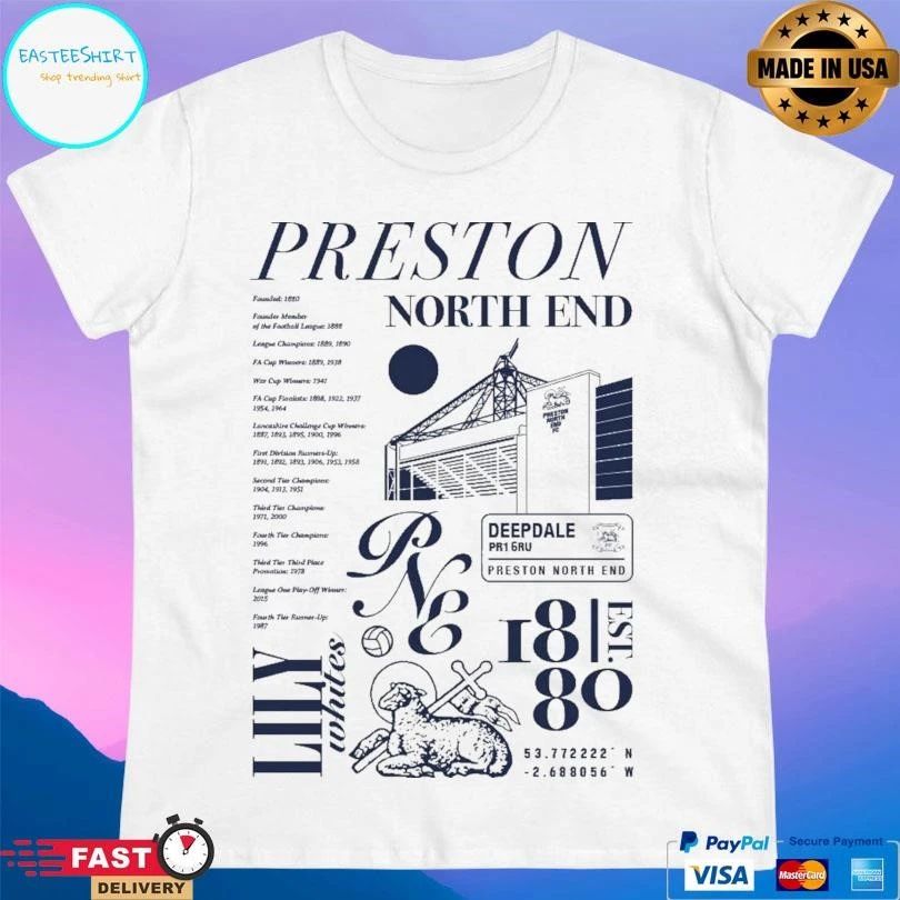 Preston North End Iconic Collection T-shirts