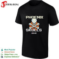Phoenix Skulls Ballerz Basketball Pixel Art T-shirt