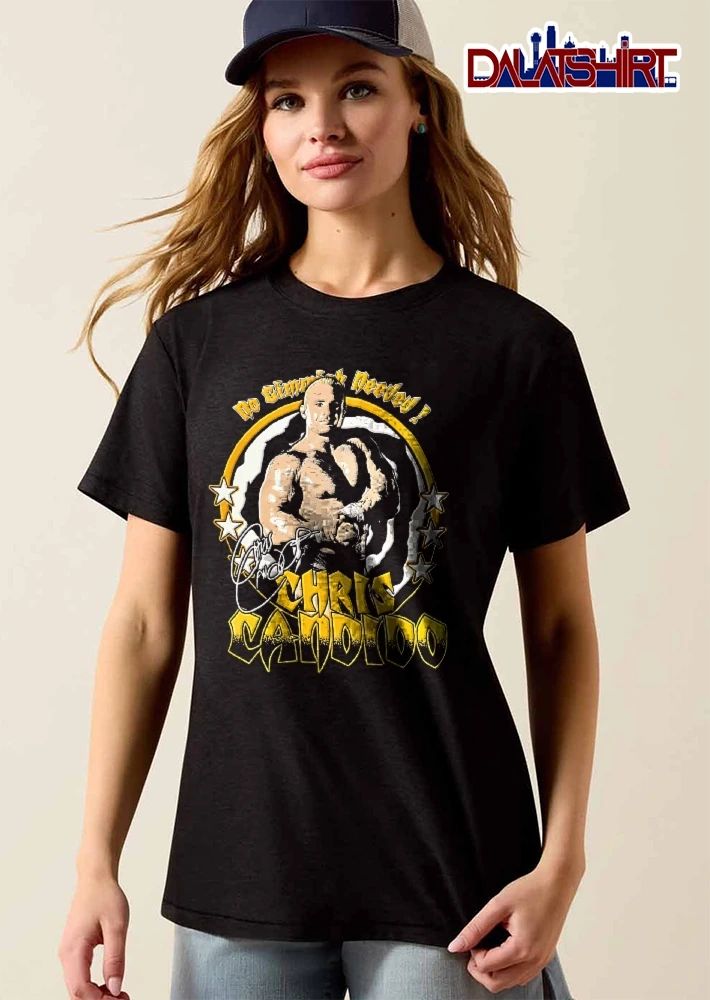 No Gimmick Needed Chris Candido Professional Wrestler Yellow Circle Stars Signature shirt