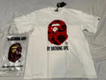 A Bathing Ape BAPE Color Camo T-Shirt Mens XL White Red Graphic Everyday Wear