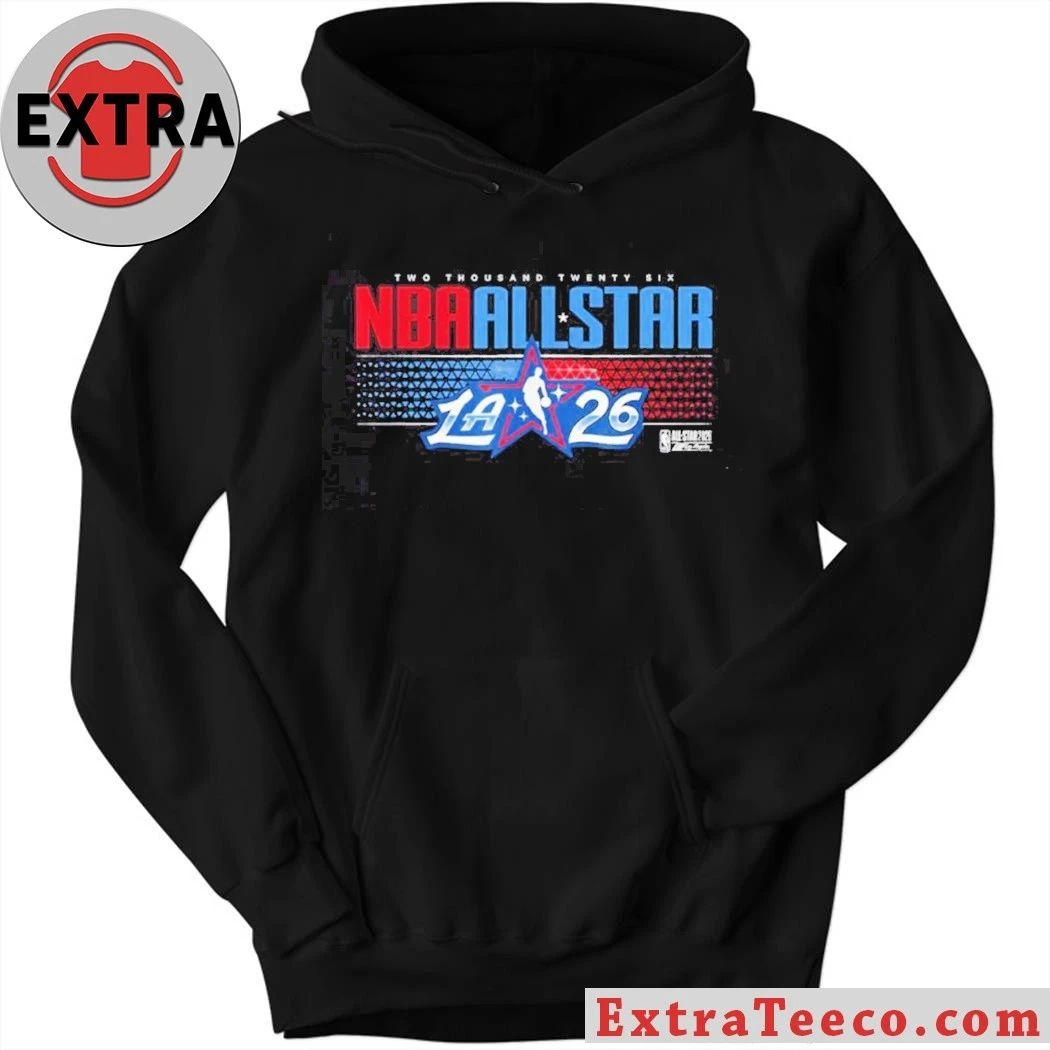 Commemorative t-shirt for the 2026 NBA All-Star Game, scheduled to take place in Los Angeles