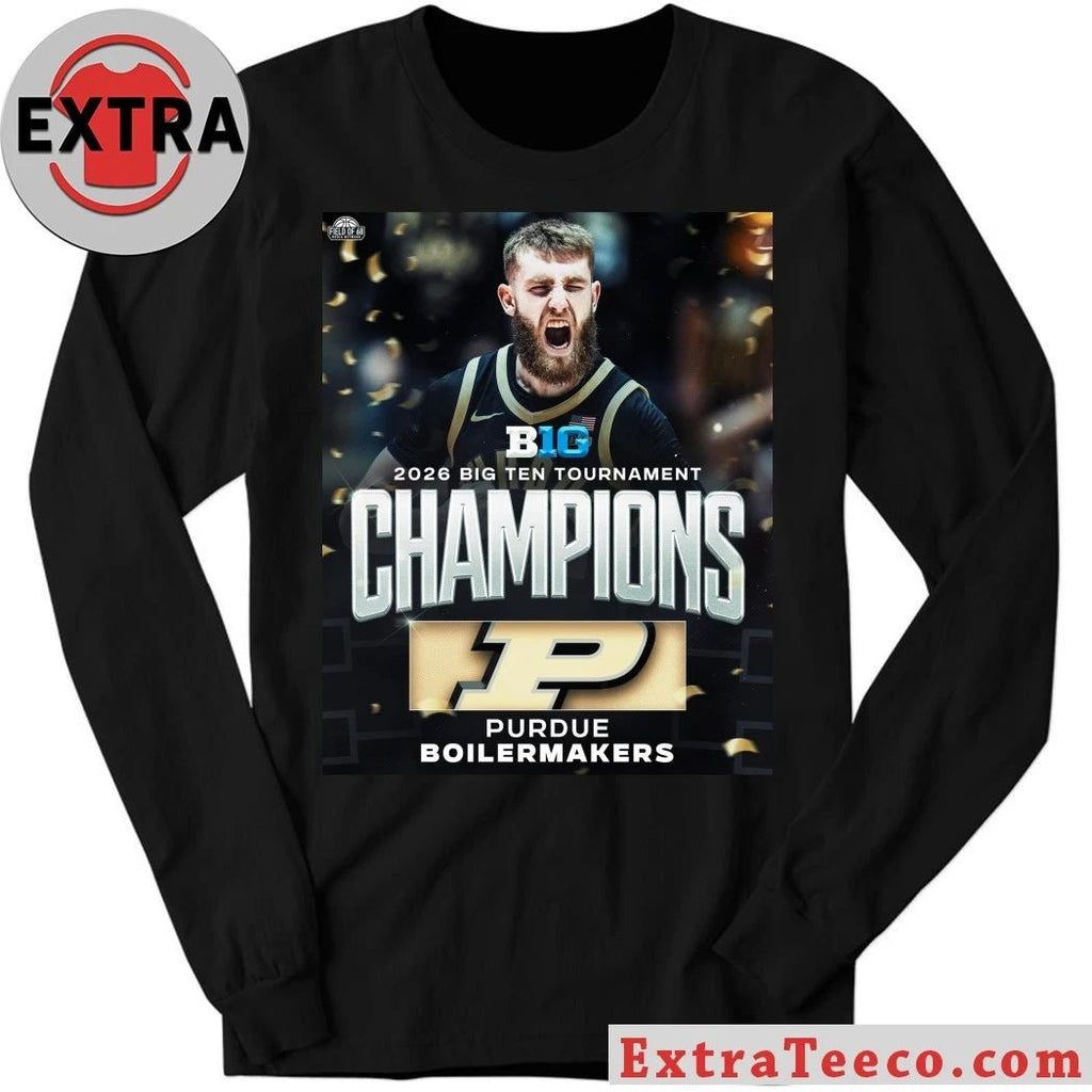 The Purdue Boilermakers won the 2026 Big Ten Tournament championship Shirt