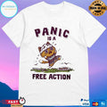 Panic Is A Free Action Cat T-shirts