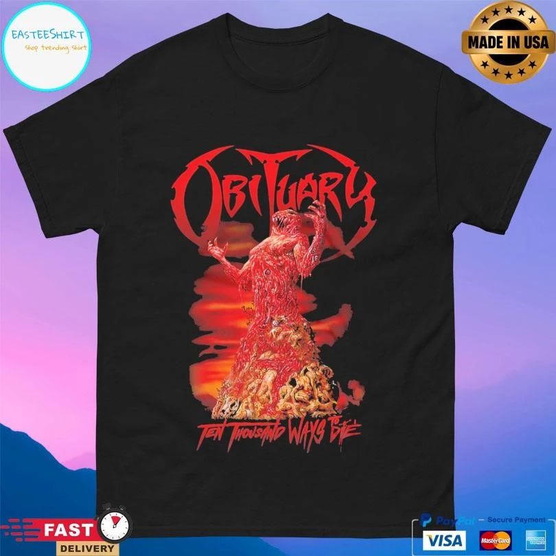 Obituary Ten Thousand Ways To Die T-shirts