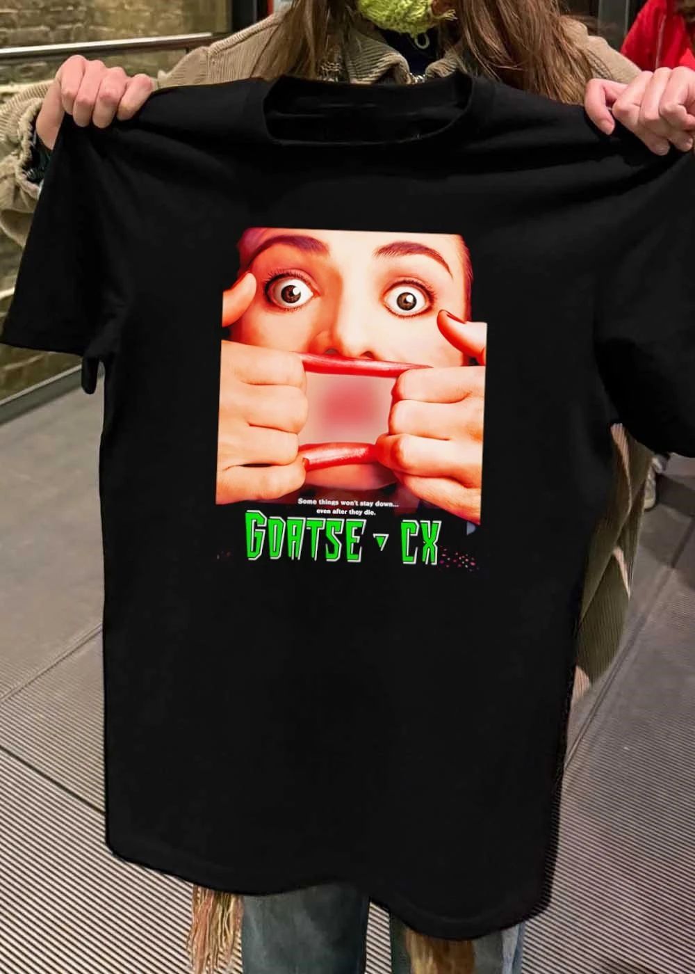 Some Things Wont Stay Down Even After They Die Goatse Cx Woman Stretching Mouth Horror Poster shirt