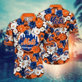 New York Mets Paper Flower Hawaiian shirt