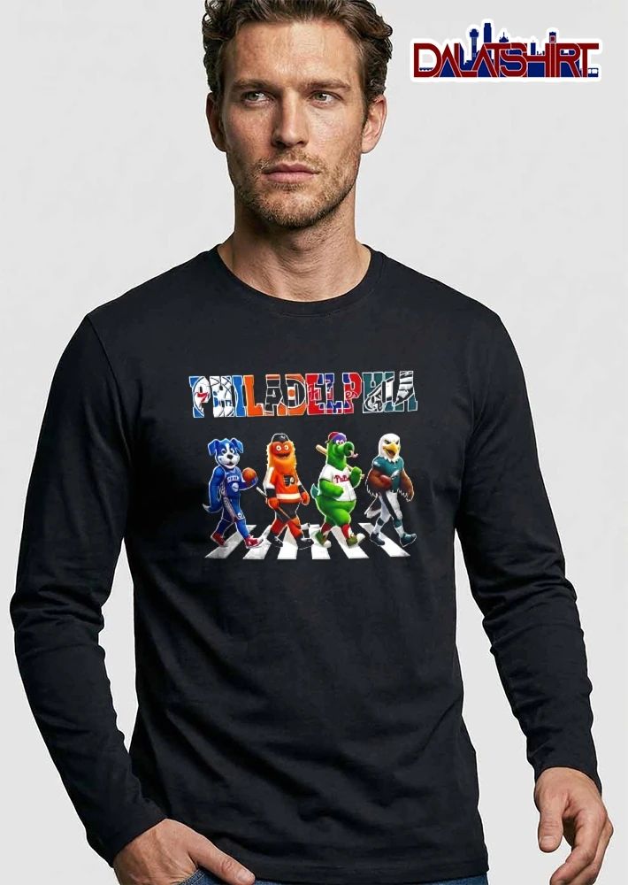 Philadelphia dog mascot hairy monster mascot worm mascot eagle mascot shirt