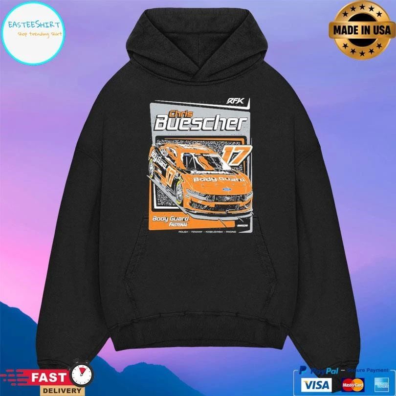 Chris Buescher 2026 17 Body Guard T-shirts