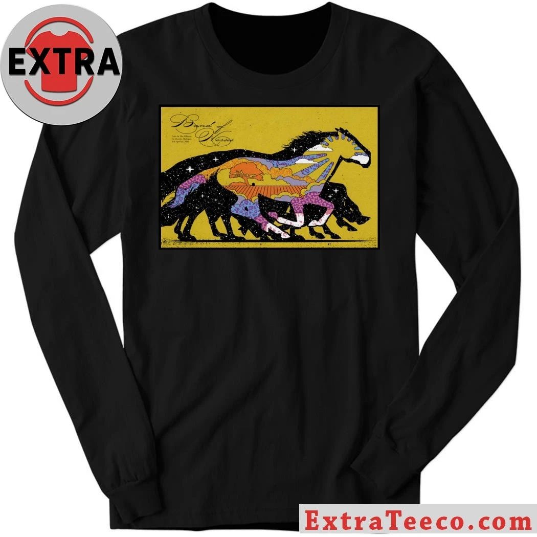 Band Of Horses Apr 22 2026 The Fillmore Detroit Show Poster T-Shirt