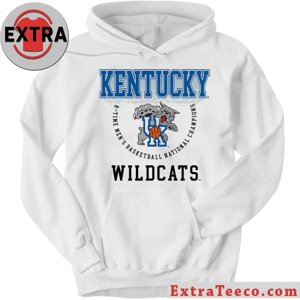 Original Kentucky Wildcats 8 Time Men’s Basketball National Champions Banner Legacy Basketball Logo Shirt