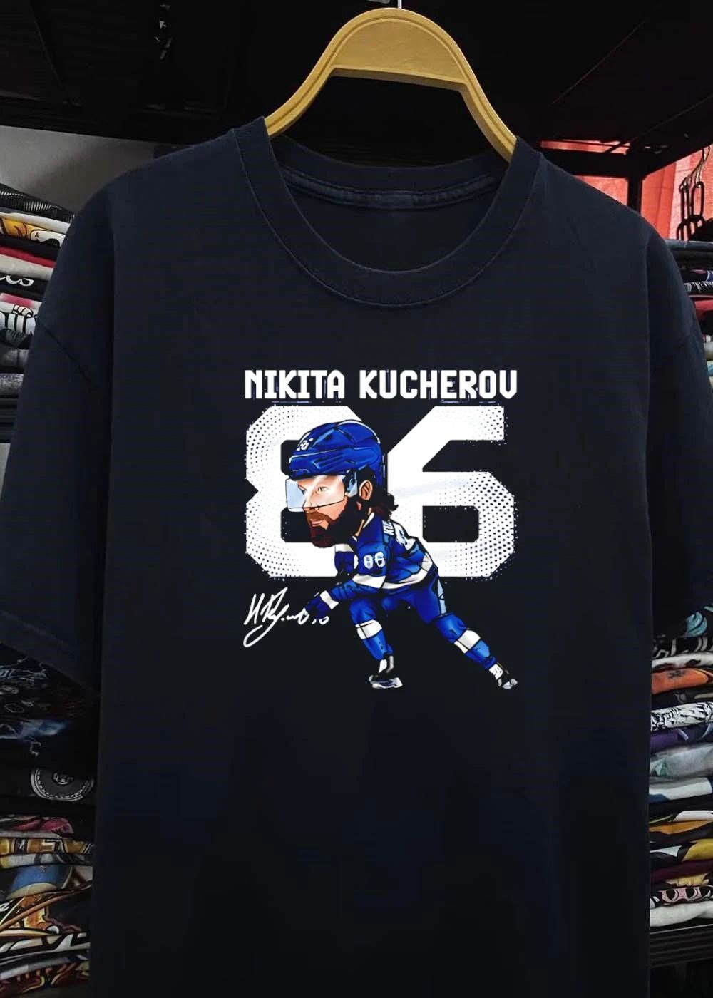 Kucherov Signature Nikita Kucherov 86 Tampa Bay Lightning T-Shirt