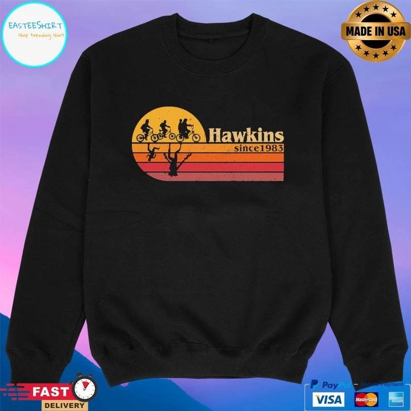 Vintage Hawkins Since 1983 T-shirts