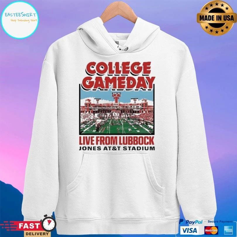 Texas Tech University Espn College Gameday Live From Lubbock Jones At&t Stadium T-shirts