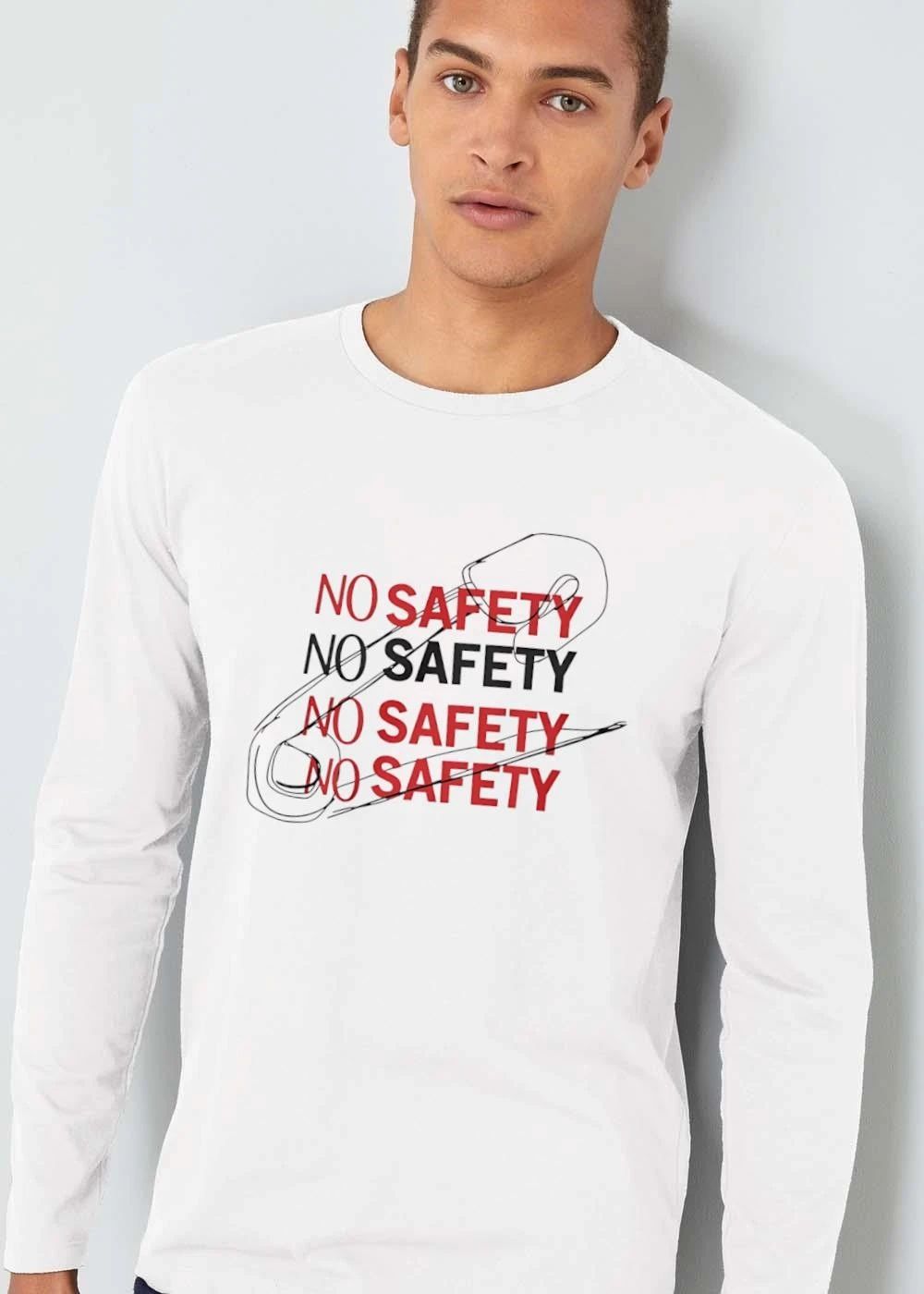 No Safety Open Pin Line Art Sketch shirt