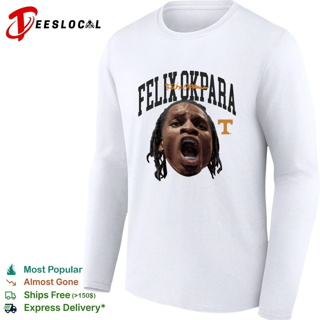 Felix Okpara Tennessee Volunteers NCAA Basketball T-shirt