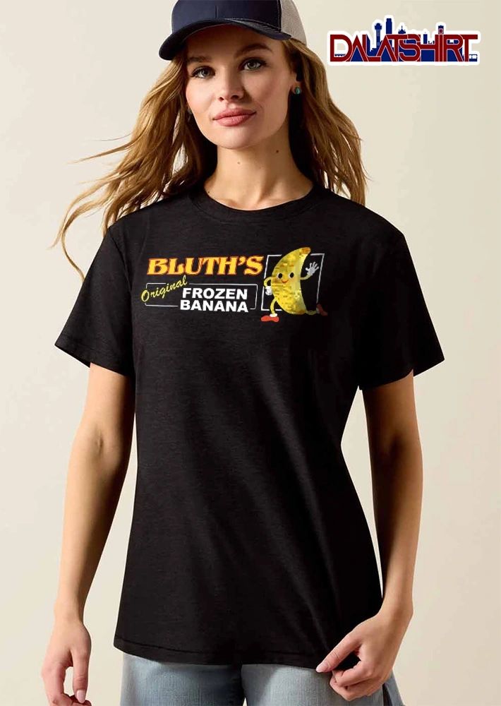 Bluths Original Frozen Banana Cartoon Mascot Character Waving Hand shirt