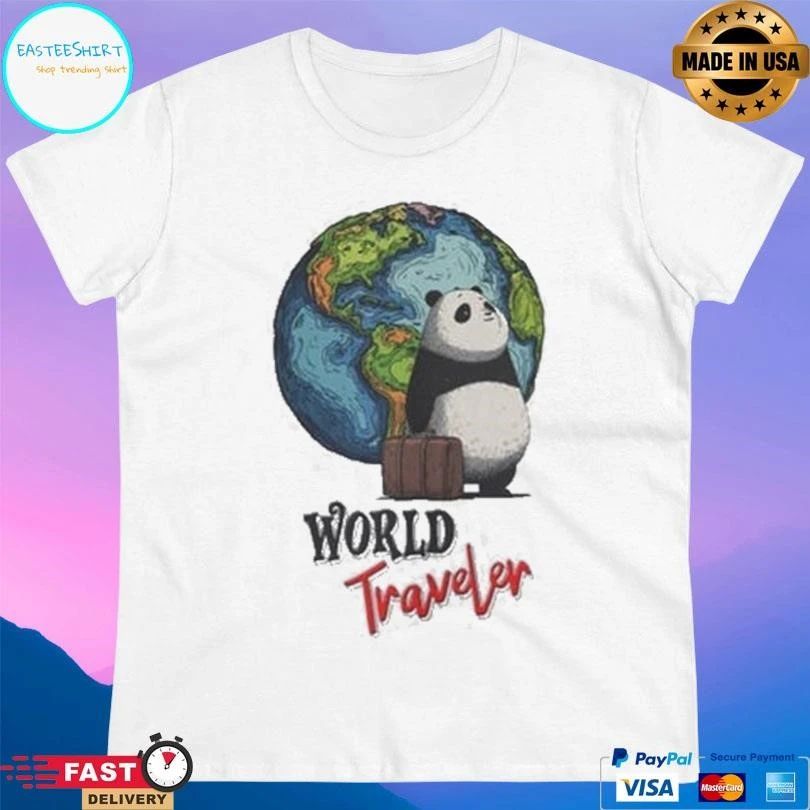 World Traveler Panda T-shirts