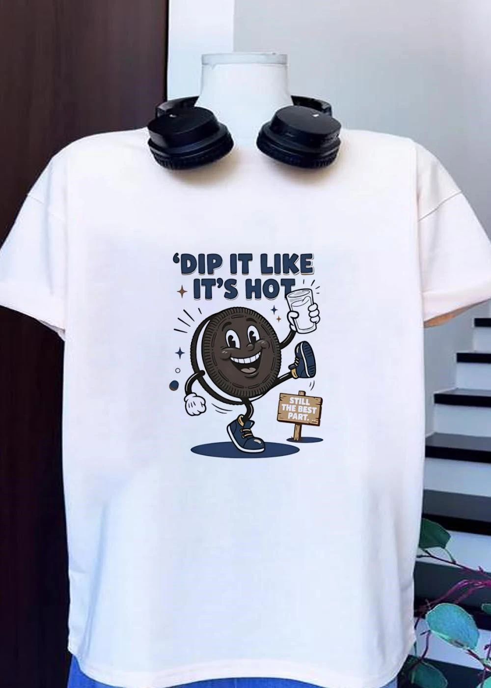 Still The Best Part Dip It Like Its Hot Cookie Holding Milk shirt