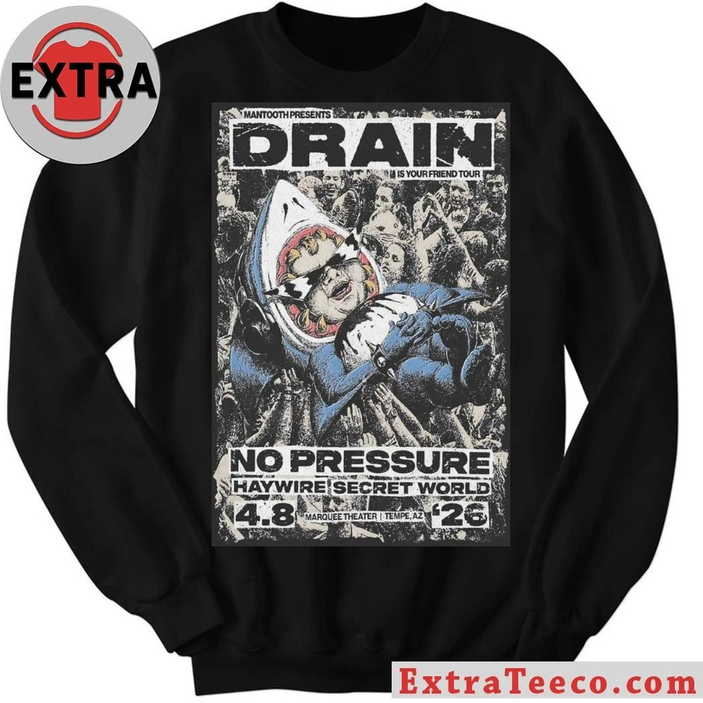 Original Drain Marquee Theatre In Tempe AZ April 8 2026 Poster Shirt