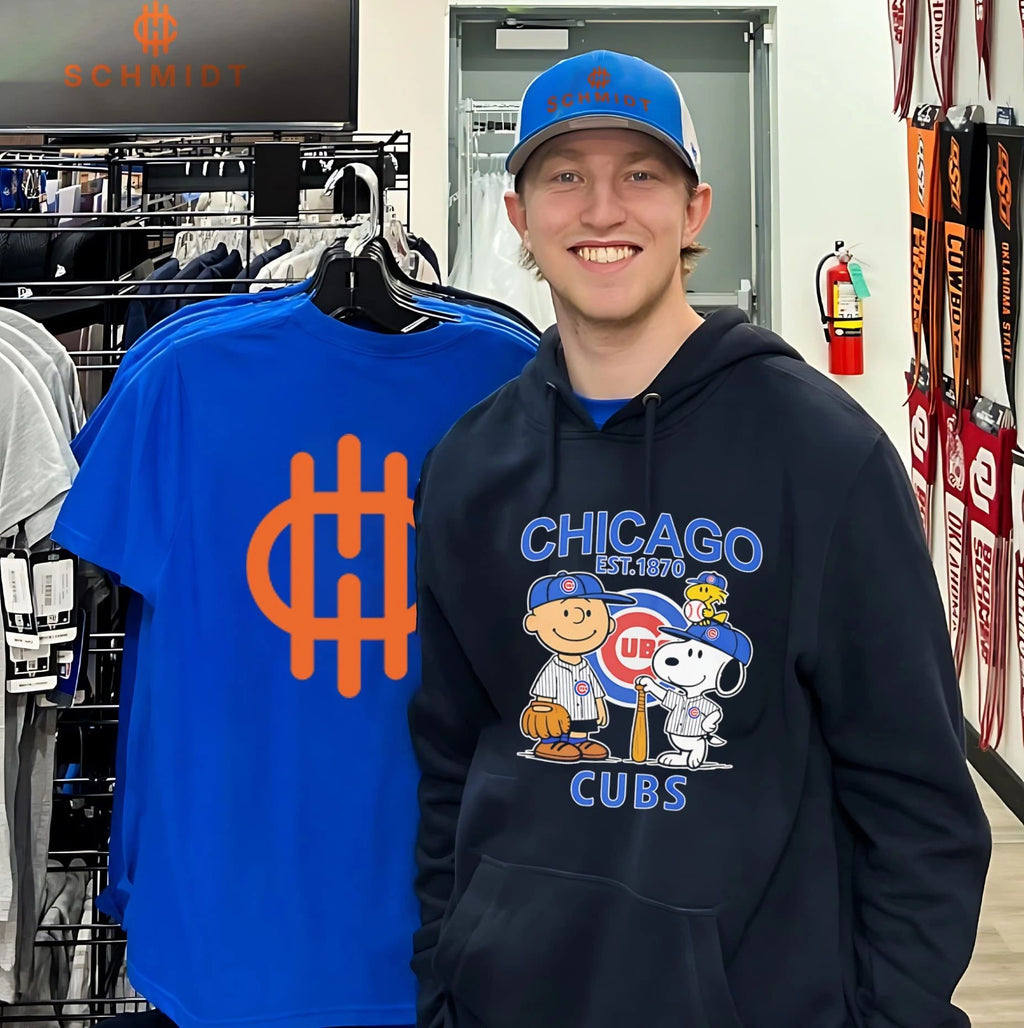 Peanuts x Chicago Cubs Baseball est 1870 shirt