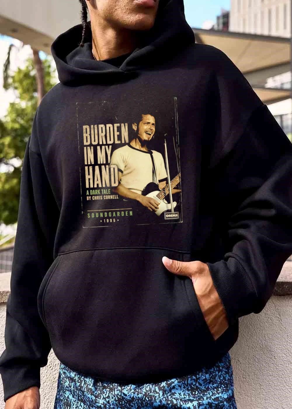 Soundgarden Burden In My Hand A Dark Tale Chris Cornell 1996 Musician Playing Guitar Vintage shirt