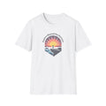 Explore Beyond the Horizon T-Shirt | Sunset Adventure Graphic