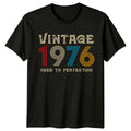 Vintage 1976 Aged To Perfection Mens T Shirt 50th Birthday