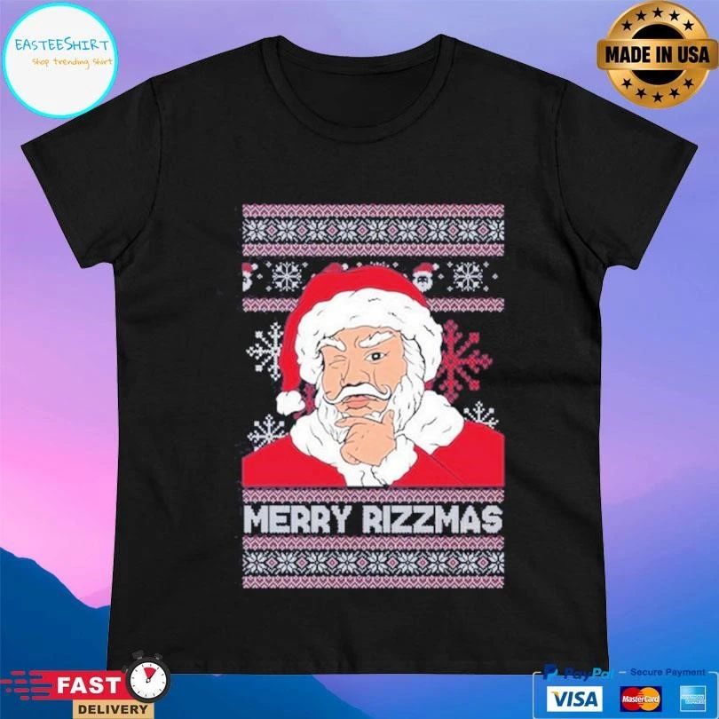 Merry Rizzmas Santa Christmas 2025 T-shirts