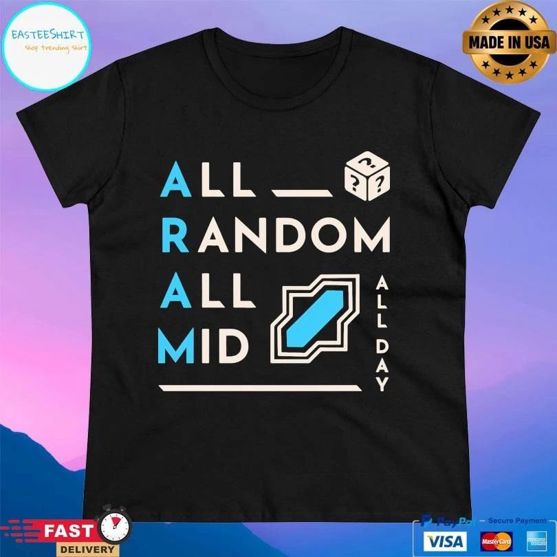 ARAM All Random All Mid League Of Legends T-shirts