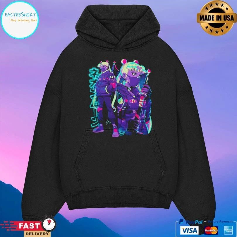 Sailor Moon Neon Moon Zero T-shirts