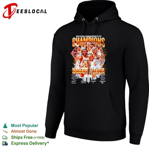 2025 WNBA Commissioner’s Cup Champions Indiana Fever T-shirt