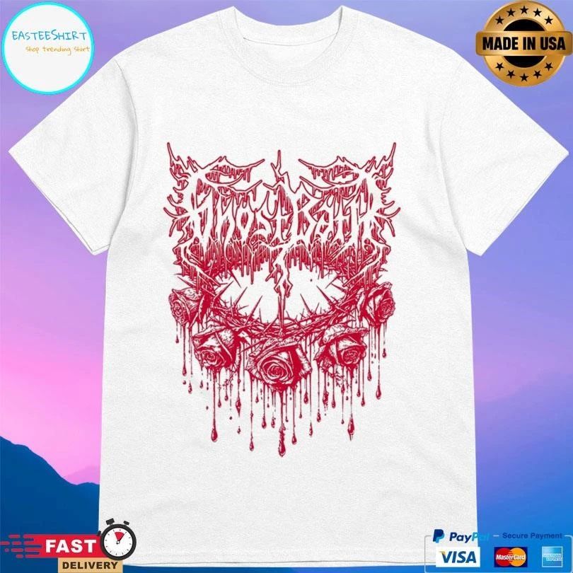 Ghost Bath Rose Thorn Illustration T-shirts