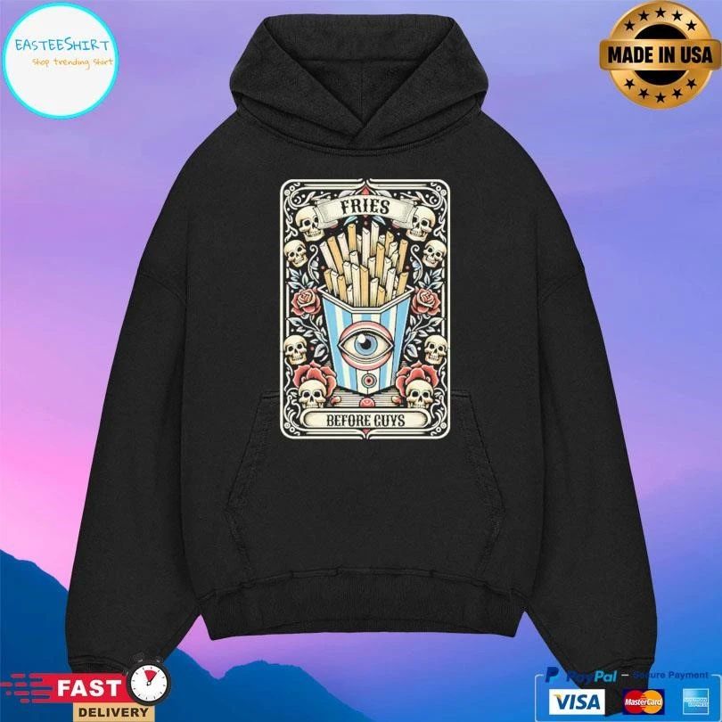 Fries Before Guys Tarot Card T-shirts