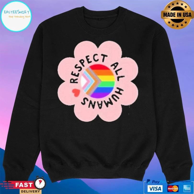 Respect All Humans Lgbtq Pride T-shirts