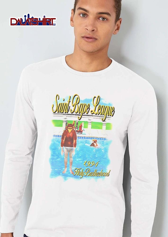Saint Bape League Holy Brotherhood 1994 Chimpanzee In Swimming Pool Collage shirt