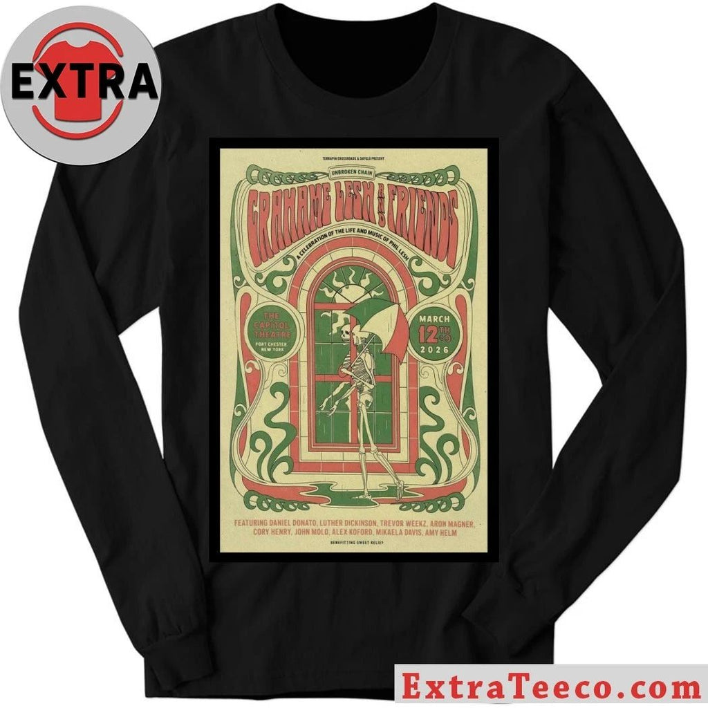 Original Grahame Lesh & Friends A Celebration of the Life and Music of Phil Lesh March 14, 2026 Poster Shirt