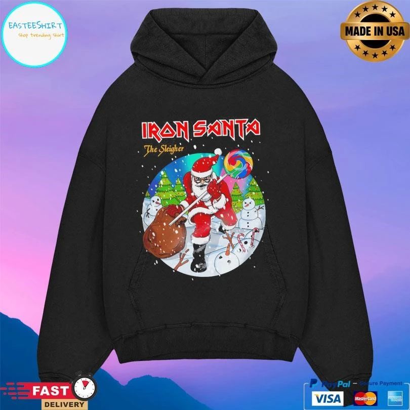 Iron Santa The Sleigher Christmas 2025 T-shirts