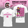 Original South Carolina Gamecocks Pink Out Breast Cancer Awareness No One Fights Alone Shirt
