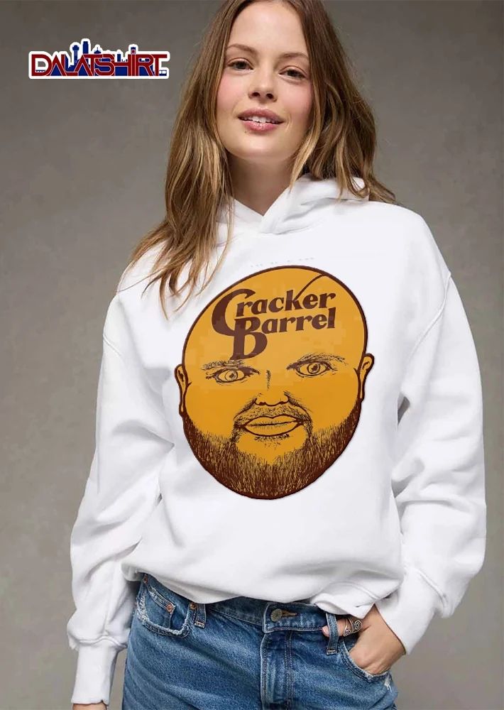 Cracker Barrel JD Vance Parody Line Art Portrait Oval Head shirt