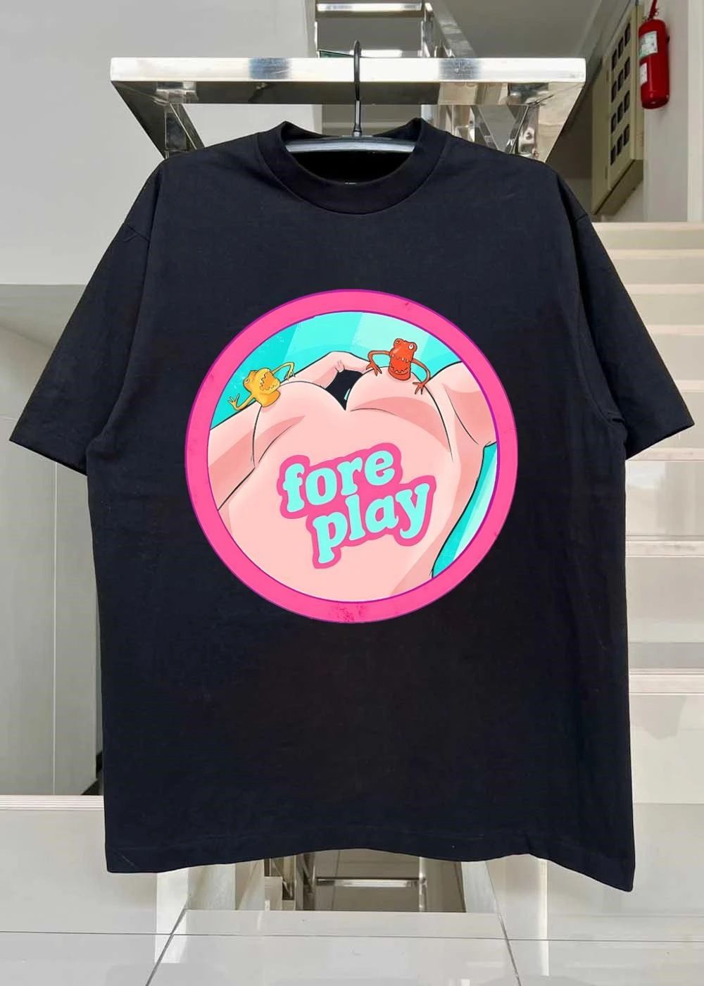 Monsters Fore Play Adult Humorous Graphic T-Shirt
