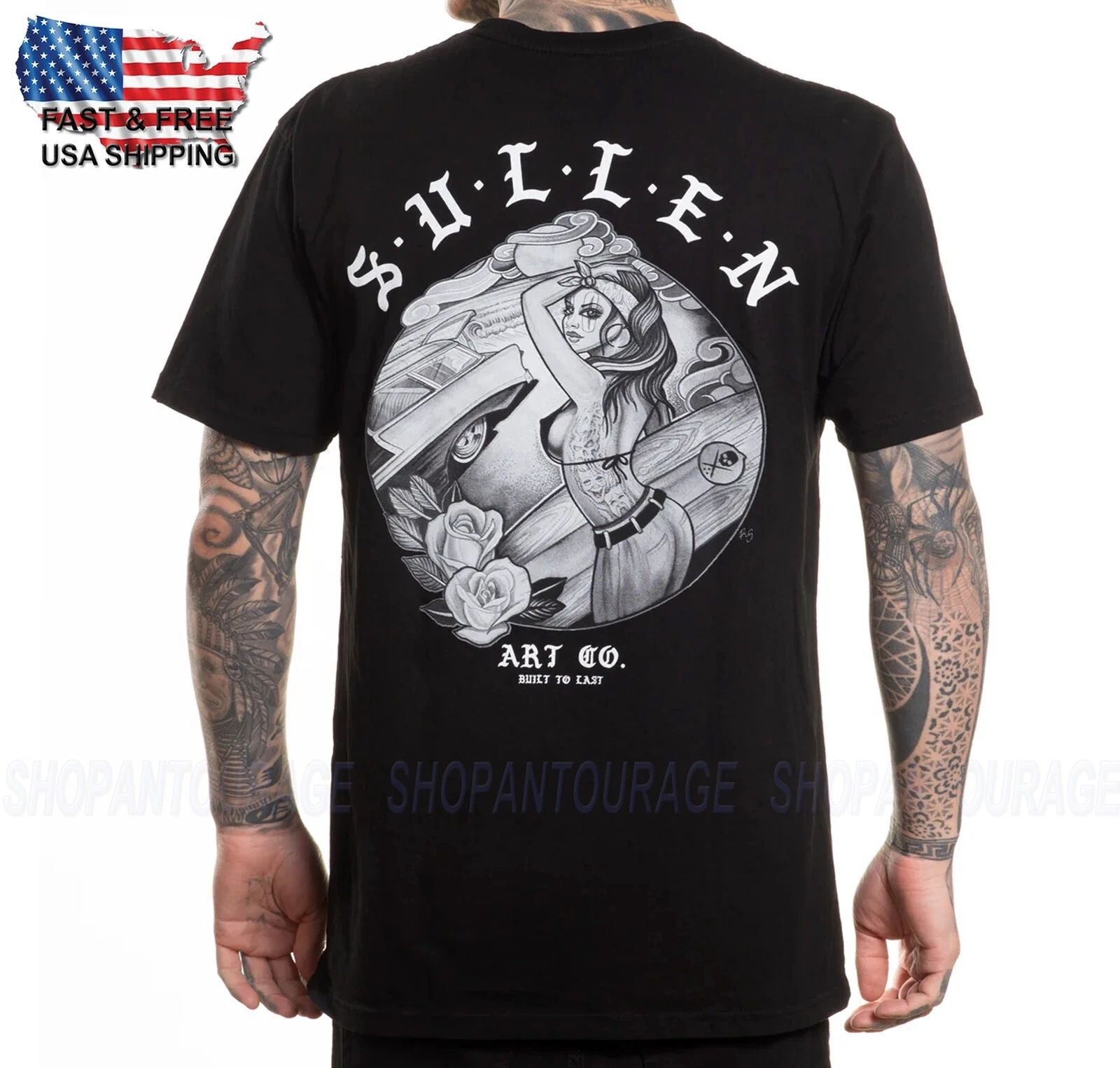 Sullen Art Collective Tinted Premium Fit SCM6985 New Short Sleeve T-Shirt For